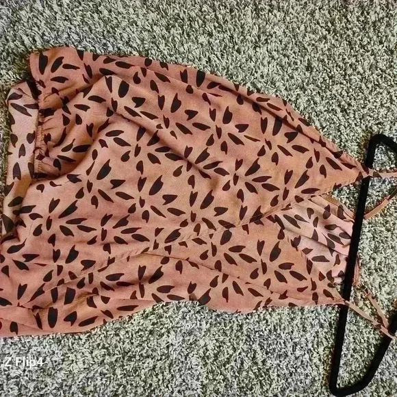 BROWN/BLACK TANK TOP - Picture 2 of 5